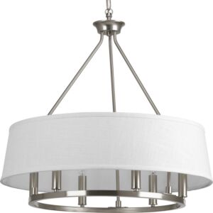 Cherish 6-Light Chandelier in Brushed Nickel