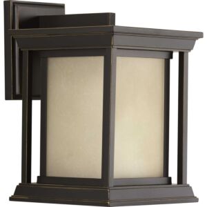 Endicott 1-Light Wall Lantern in Antique Bronze