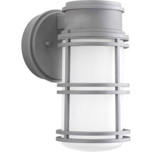 Bell LED 1-Light LED Wall Lantern in Textured Graphite