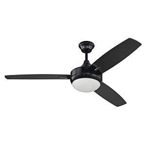 Craftmade 52" Targas Ceiling Fan in Gloss Black