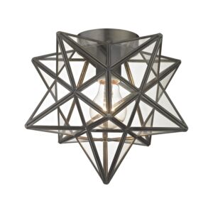 Moravian Star  Flush Mount in Oil Rubbed Bronze by ELK Home