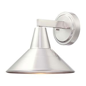 Bay Crest One Light Wall Mount in Brushed Stainless Steel by Minka Lavery