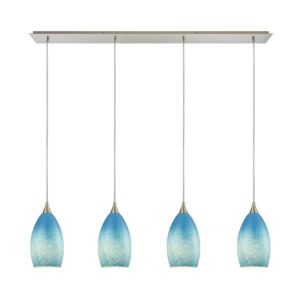 Earth 4-Light Pendant in Satin Nickel