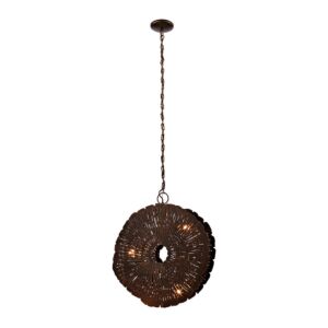 Organic Metal  Chandelier in Gold by ELK Home