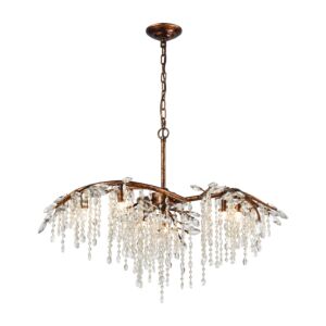 Elia 6-Light Chandelier in Spanish Bronze