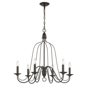 Monroe  Chandelier in Oil Rubbed Bronze by ELK Home