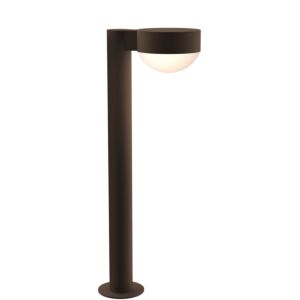 REALS LED Bollard in Textured Bronze by Sonneman