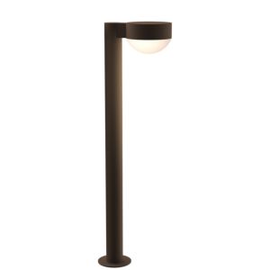 REALS LED Bollard in Textured Bronze by Sonneman