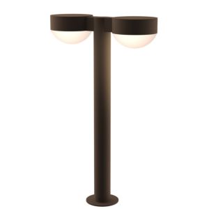 REALS LED Bollard in Textured Bronze by Sonneman