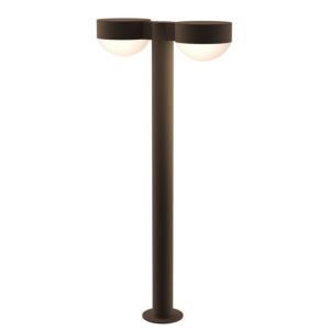 REALS LED Bollard in Textured Bronze by Sonneman