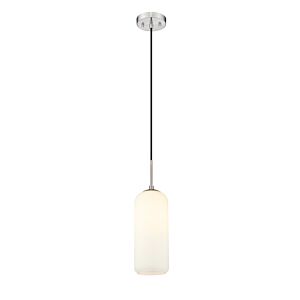 Z-Lite Monty 1-Light Pendant Light In Brushed Nickel