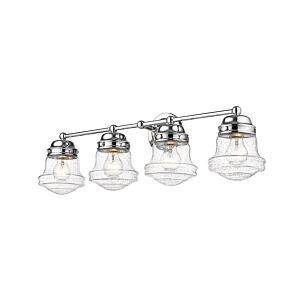 Z-Lite Vaughn 4-Light Bathroom Vanity Light In Chrome