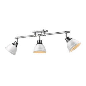 Duncan  Semi Flush Mount in Chrome by Golden Lighting