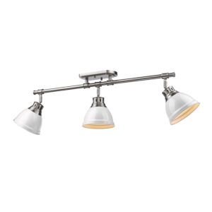 Duncan  Semi Flush Mount in Pewter by Golden Lighting