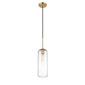 Z-Lite Monty 1-Light Pendant Light In Heritage Brass