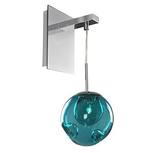 Meteor One Light Wall Bracket in Chrome by Kalco