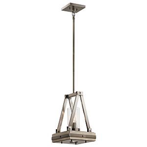 Colerne One Light Pendant in Classic Pewter by Kichler