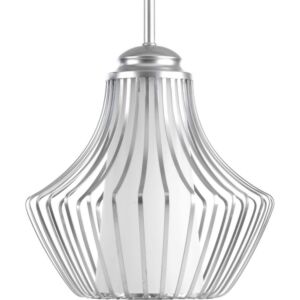 Finn 1-Light Pendant in Metallic Silver