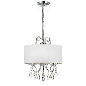 Othello 3-Light Mini Chandelier in Polished Chrome