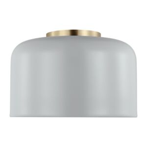 Malone LED Flush Mount in Matte Grey by Visual Comfort Studio