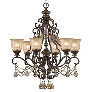 Norwalk 6-Light Hand Cut Crystal Chandelier