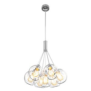 Oberon 7-Light Pendant in Chrome