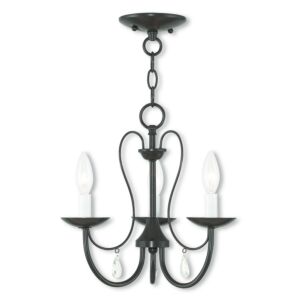 Mirabella 3-Light Chandelier in English Bronze