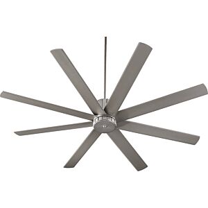 Proxima 72" Hanging Ceiling Fan in Satin Nickel