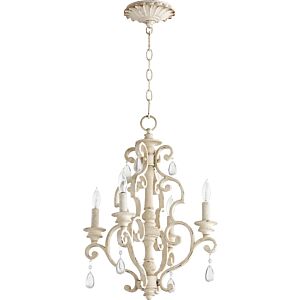 San Miguel 4-Light Chandelier in Persian White