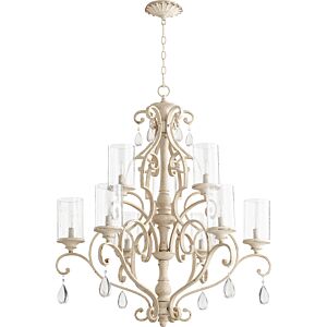 San Miguel 9-Light Chandelier in Persian White