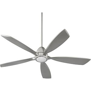 Holt 1-Light 56" Hanging Ceiling Fan in Satin Nickel