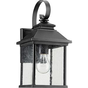 Pearson 1-Light Outdoor Lantern in Textured Black