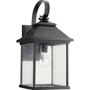 Pearson 1-Light Outdoor Lantern in Textured Black