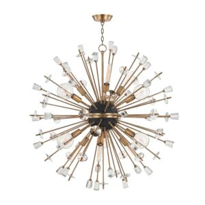 Liberty 12-Light Chandelier in Aged Brass