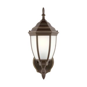 Bakersville  Outdoor Wall Lantern in Antique Bronze by Generation Lighting.