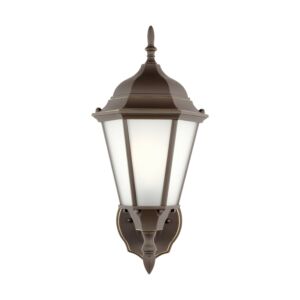 Bakersville  Outdoor Wall Lantern in Antique Bronze by Generation Lighting.