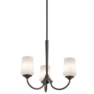 Aubrey 3-Light LED Chandelier in Olde Bronze