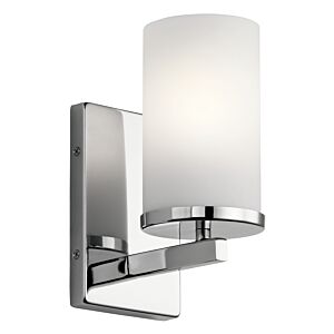 Crosby 1-Light Wall Sconce in Chrome