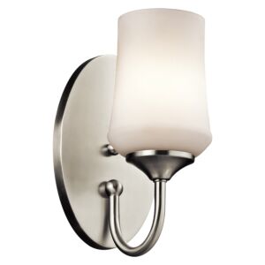 Aubrey 1-Light LED Wall Sconce in Brushed Nickel