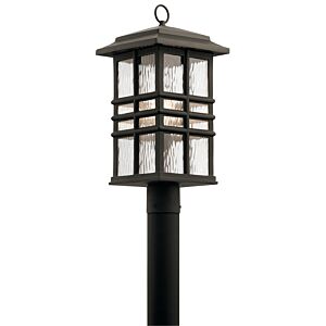 Beacon Square 1-Light Outdoor Post Mount in Olde Bronze