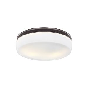 Issen 2-Light Flush Mount in Oil Rubbed Bronze