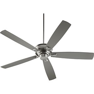 Alton 70" Hanging Ceiling Fan in Satin Nickel