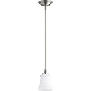 Rossington 1-Light Pendant in Satin Nickel