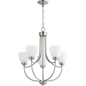 Enclave 5-Light Chandelier in Satin Nickel