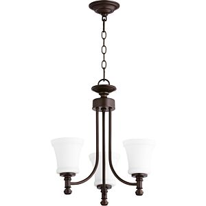 Rossington 3-Light Chandelier in Oiled Bronze