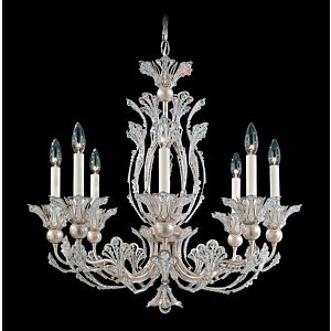 Rivendell Eight Light Chandelier in French Gold by Schonbek