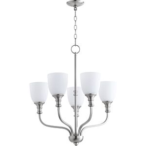 Richmond 5-Light Chandelier in Satin Nickel