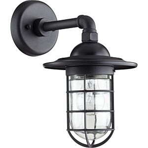 Bowery 1-Light Wall Mount in Textured Black