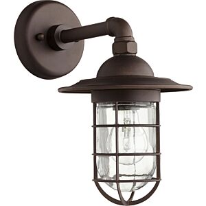 Bowery 1-Light Wall Mount in Oiled Bronze