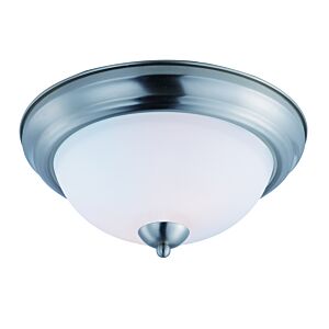 Taylor  Flush Mount in Satin Nickel by Maxim